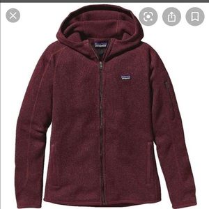 Patagonia Hooded Better Sweater in Oxblood